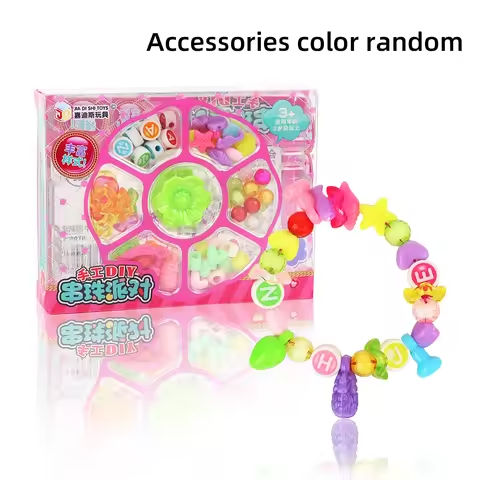 Handmade bead toys, DIY bracelets for girls, educational and creative jewelry materials, necklaces, bracelets, beads https://tinyurl.com/274psauv
