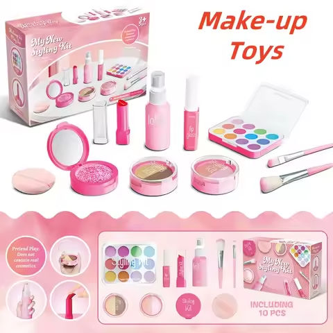 Girl Makeup Toys Pretend Princess Play House Simulation Cosmetics  Lipstick Eyeshadow Set Toys for Kids Girls Birthday Xmas Gift https://tinyurl.com/26s5bp2q