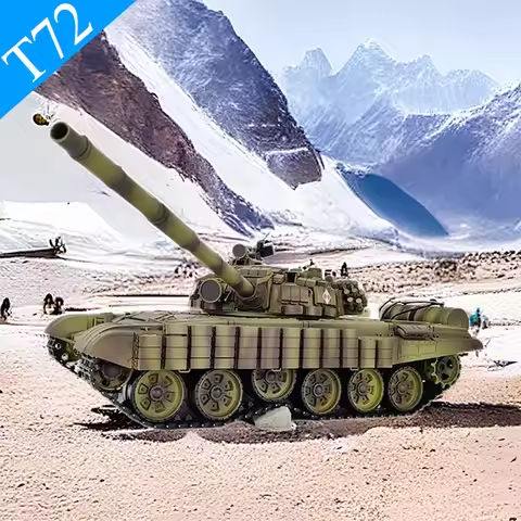 Henglong T-72 Remote Control Battle Tank Off-Road Large-Scale Battle Rc Tank Simulation Tank Model Kid’S Outdoor Toy Xmas Gift https://tinyurl.com/2ycvglh5