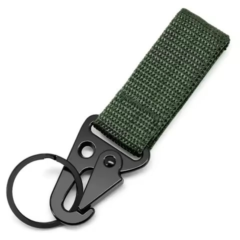 Men Belt Nylon Webbing Multi-Function Outdoor Tactical Nylon Webbing Belt Key Hang Buckle Mountaineering Portable Eagle Hook https://tinyurl.com/2xjs95ec