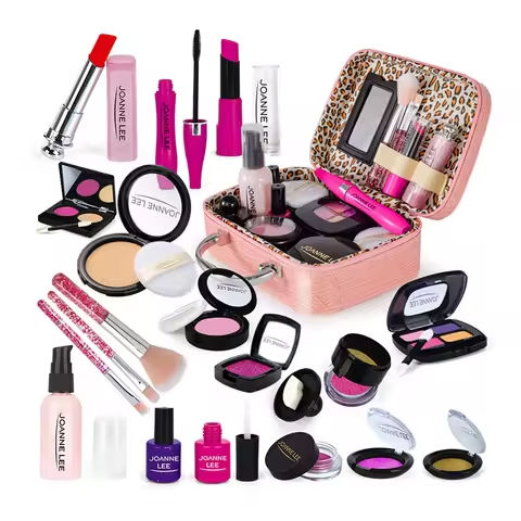 Simulation Cosmetics Set Kids Play House Toys Simulation Make up Lipstick Nail Paint Educational Toys Pretend Makeup Girls Game https://tinyurl.com/2db2vgff