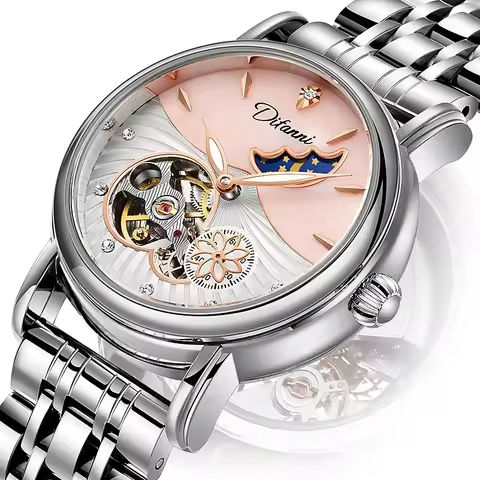 Rotatable Flowers Female Watch Women Top Brand Luxury Fashion Moon Phase Waterproof Lady Automatic Mechanical Watches Reloj https://tinyurl.com/2c5ne3sz