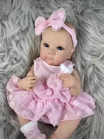 MRB 18 Inch Bettie Full Body Vinyl Girl Washable Reborn Baby Doll With Painted Lifelike Hair Bebe Reborn Christmas Toys https://tinyurl.com/26a6vvg3
