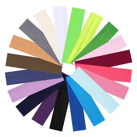 4pcs Outdoor Sports Headband Portable Fitness Hairbands Woman Hair Wrap Brace Elastic Cycling Yoga Running Exercising Sweatband https://tinyurl.com/22u4674z