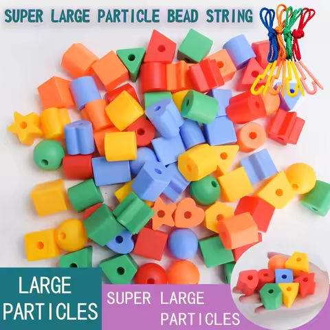 Super Large Particle Bbeads, Colorful Beads, Diy Handmade Building Blocks, Geometric Shapes, Children’s Early Education Fun Toys https://tinyurl.com/26cfz5ey