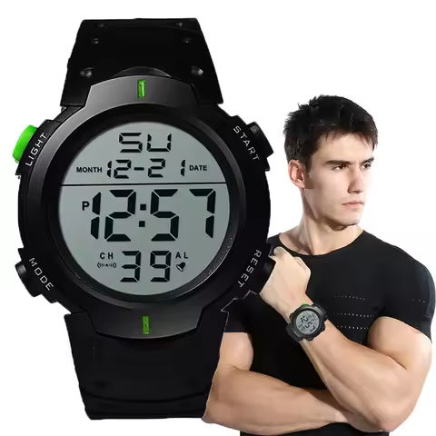 Men Sport LED Watches Top Brand Men Digital Clock Multi-Functional Rubber Man Fitnes Athlete Timekeeping Electronic Watch Reloj https://tinyurl.com/25z56qgb