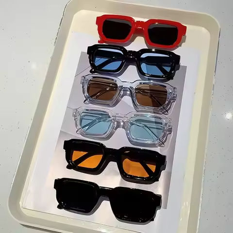 New Men Vintage Rectangle Frame Sunglasses Fashion Retro Sun Glasses Luxury Brand Design Glasses UV400 Eyewear Women Goggles https://tinyurl.com/242j5a5q