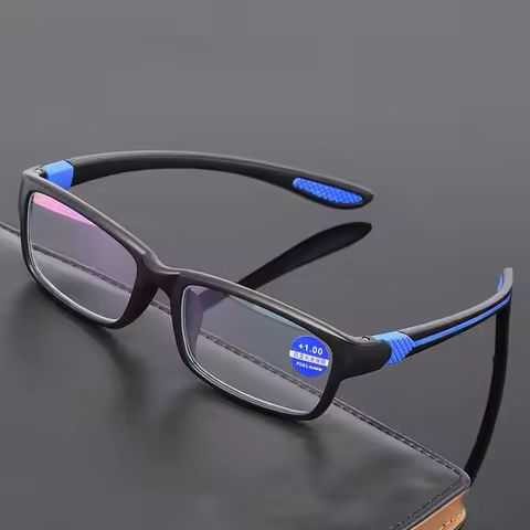 Reading Glasses Men Women Sports Anti-blue Light Reading Eyewear Black Red TR90 Frame Presbyopia Eyeglasses +100 to+400 glasses https://tinyurl.com/26ej3mnx