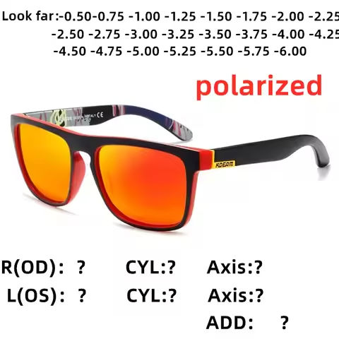 Outdoor Sport Square Myopia Lens Prescription Sunglasses Men Polarized Driving Anti-Glare Myopes Lunettes 0 -0.5 -0.75 To -6.0 https://tinyurl.com/2y75tdrl