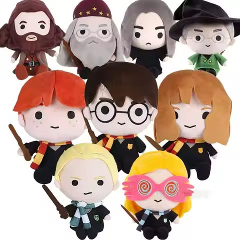 20/25cm New Original Harry Potter Plush Toy Scarf Ron Movie TV Stuffed Toys Doll Character Plush Doll PP Cute Birthday Gift Doll https://tinyurl.com/24obgdjg