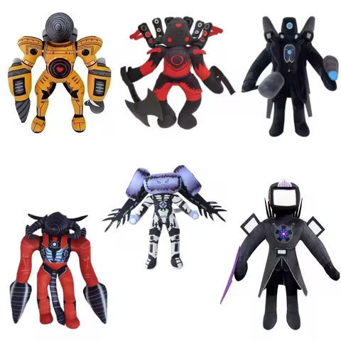 Skibidi Toilet Filling Plush Doll Toy Anime Game Character Titan TV Male Photographer Birthday Gift Christmas Gift https://tinyurl.com/2c8atk2m