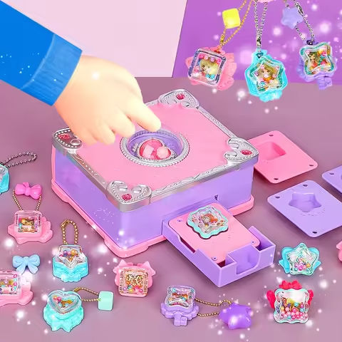 DIY Sticker Jewellery Mark Beauty Fashion Toys Princess Magic Book Creative Handmade 3D Sticker Machine Game Party Gift for Girl https://tinyurl.com/235yvhc2