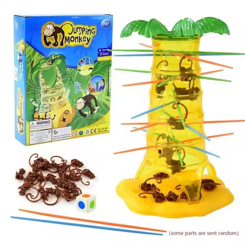 Multiplayer Tabletop Games Rolling Climbing Monkeys Interesting Intelligence Toys Parent-Child Interactive Board Game for Kids https://tinyurl.com/2bxs5j35