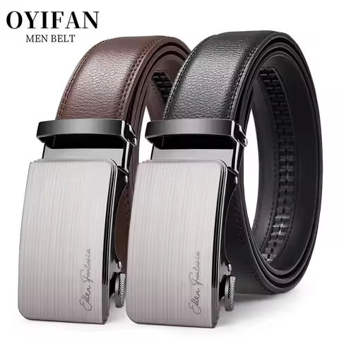 Fashion Designer Belt for Men High Quality Genuine Leather Men Belt Alloy Buckle Automatic Belt Business Belt Men https://tinyurl.com/2c699zd4
