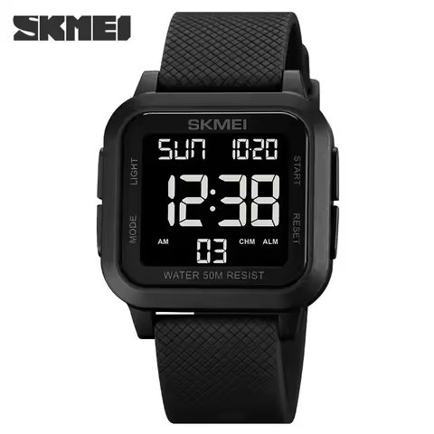 SKMEI 1894 Military Digital Watch for Men Waterproof Mens Electronic Shockproof Sports Wristwatches Countdown 1841 Montre Homme https://tinyurl.com/25z3fbr8