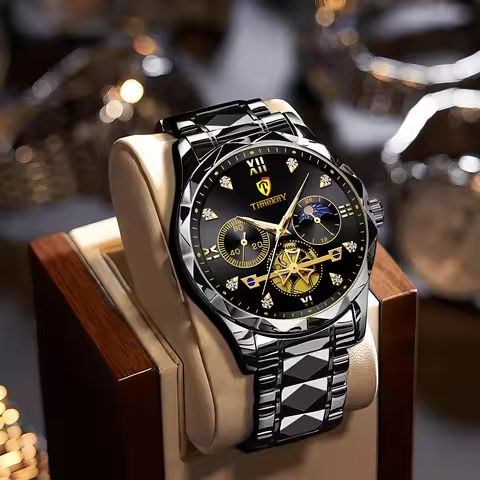 Luxury Watch for Man Sports Leather Men Quartz Watch Waterproof Luminous Chronograph Men’s Watches Male Clock Reloj+box https://tinyurl.com/229qnwbg