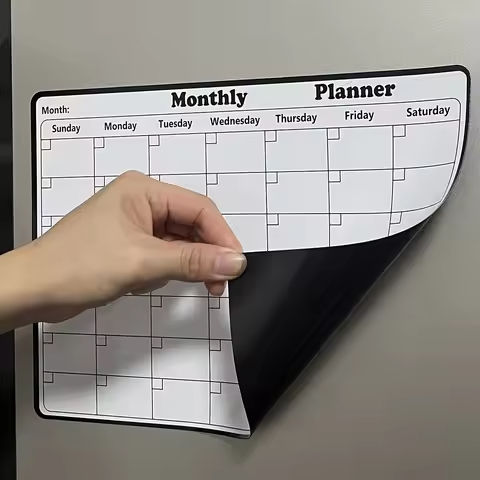 Stylish Magnetic Dry Erase Calendar – Versatile Monthly Planner for Refrigerator – Easy Kitchen Organization & Decor https://tinyurl.com/2bj3gbml