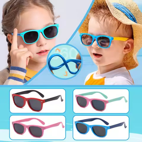 New Fashion Brand Children’s Color Sunglasses Anti UV Baby Sunshade Anti Blue Light Glasses Men’s and Women’s Sunglasses UV400 https://tinyurl.com/258xazeg
