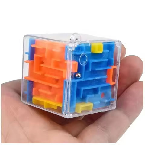 3D Maze Magic Cube Six-sided Transparent Puzzle Speed Cube Rolling Ball Magic Cubes Maze Toys For Children Stress Reliever Toys https://tinyurl.com/2da4yjyn
