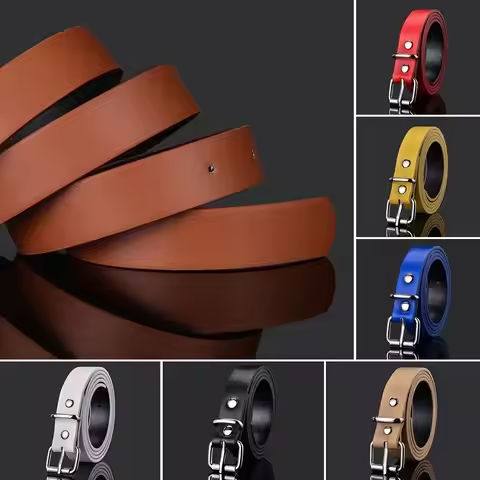 Children PU Leather Belts Boys Girls Kid Waist Strap Waistband Metal Buckle For Jeans Pants Trousers Dress Adjustable Belt https://tinyurl.com/2brqcba6