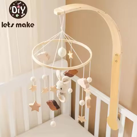 Baby Wooden Bed Bell Cartoon Rabbit Mobile Hanging Rattles Toy Hanger Crib Mobile Bed Bell Wood Toy Holder Arm Bracket Kid Gifts https://tinyurl.com/28bxsvxp