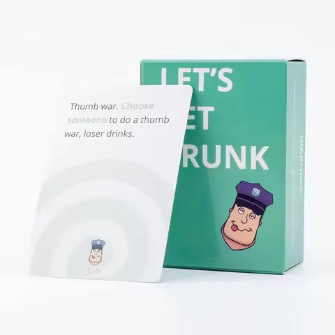 88 pcs Let’s Get Drunk Drinking Card Game in Box  English Version for Parties Borad Games 8.8×6.3cm https://tinyurl.com/24mnbazf