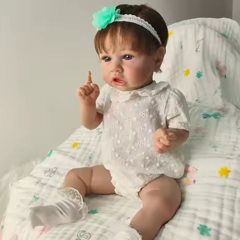 Lifelike Reborn Baby Dolls- 21Inch Cute Soft Vinyl Realistic Baby Doll,, Poseable Real Life Baby Dolls https://tinyurl.com/22rhuy6k