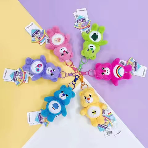 Sanrio Plush Toys Keychains Rainbown Bear Carebears Stuffed Toys Keychain Learning Education Holiday Christmas Gifts Bag Decor https://tinyurl.com/25clq7fh