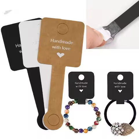 50pcs jewelry card set, paper necklace/hair accessory display label card, jewelry display card https://tinyurl.com/2a6y78jk