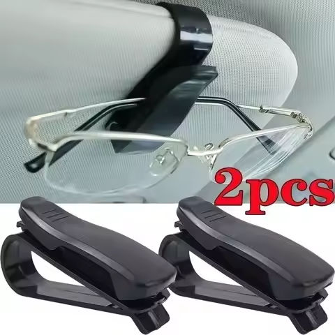 2PCS Universal Car Auto Sun Visor Glasses Box Sunglasses Clip Card Ticket Holder Fastener Pen Case Eyeglasses Clips Accessories https://tinyurl.com/2ytxmhek