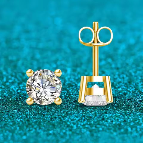 Szjinao Real Full 18k Gold Earrings AU750 Moissanite Diamond Real Gold Women Jewelry Certifid K Gold Luxurious Valentines Gifts https://tinyurl.com/25wz7xqf
