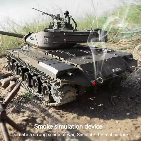 Henglong M41a3 American 1/16 Walker Dog Tank World War Ii Military Model Remote Controlled Metal Climbing Tracked Vehicle Toys https://tinyurl.com/26ha3gxj