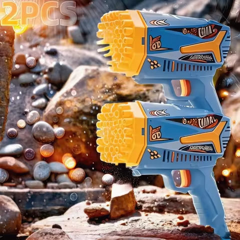 American Most Popular, Children’s Bubble Machine Toy Bubble Gun, Outdoor Boy Girl Game Toy 2-Pack Bubble Machine, One of the Kid https://tinyurl.com/26347jck