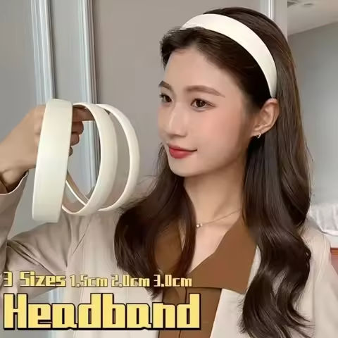 Fashion New White Hair Hoop for Women Headwear Ladies Headband Thin Hairwear Hairband Sweet Girls Hair Accessory Headbands https://tinyurl.com/2ad9h9fu