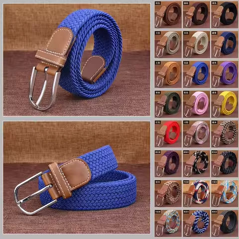 Top Fashion Striped Free Cinto Feminino Belts For Knitted Elastic Belt Male Canvas Pin Buckle Women’s Lovers Strap https://tinyurl.com/2a76k7lx
