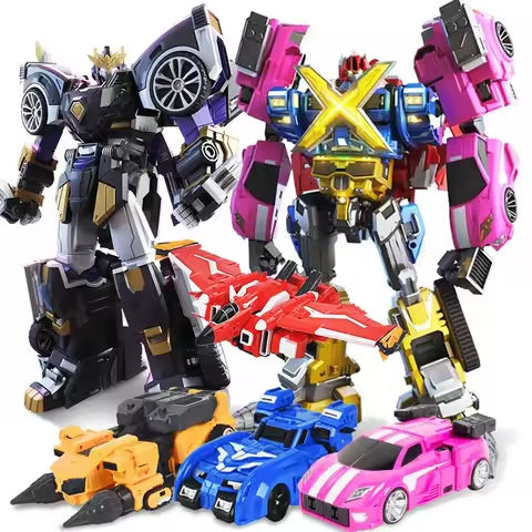 Mini Force Super Dinosaur Power Transformation Robot Toys Action Figures MiniForce X Simulation Car Deformation Airplane Toy https://tinyurl.com/2cfql7h5