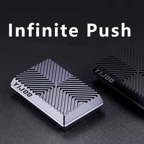 YIJOO Magnetic Push Slider Stress Relief Toy Fidget Slider Anti Stress EDC Top Spinning Poker Toys Magnetic Fidget Toys https://tinyurl.com/25q5lbw3