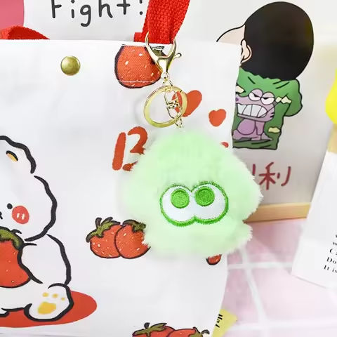 Splatoon Inkling Plush Keychain Anime Orange Red Inkling Kawaii Animal Backpack Pendant Soft Stuffed Cartoon Toy Doll Kid Gift https://tinyurl.com/25y9cbp8
