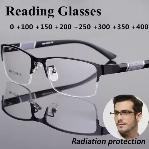 Men Reading Glasses Retro Business Hyperopia Glasses Anti Blue Light Reading Glasses 0 +1.0 To +4.0 Glasses https://tinyurl.com/2ysyteom