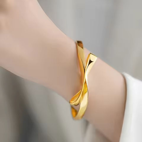 NEW2025 9999 real gold 24K yellow gold Gold Ribbon Bow Buckle Braceletgold bracelet https://tinyurl.com/2ymql6ed