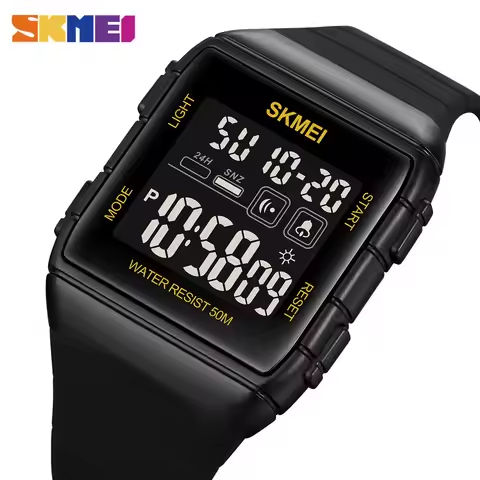 SKMEI Japan Digital movement Mens Sport Watches Military Countdown Alarm Clock 5Bar Waterproof LED Light Wristwatch reloj hombre https://tinyurl.com/26xej628
