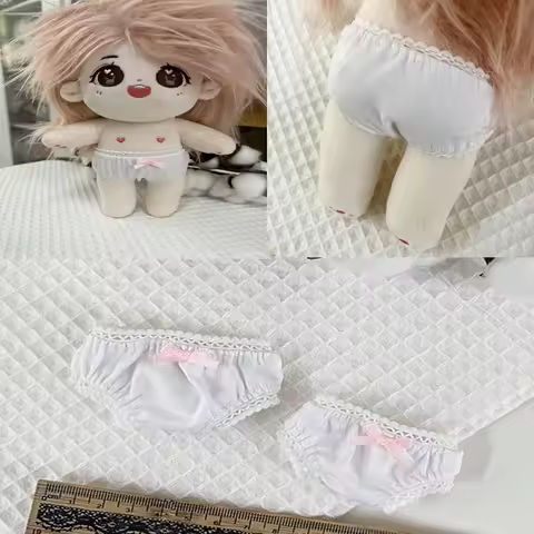 HOUZIWA  15CM 20CM Stuffed Toy Dolls Underwear Plush Doll Clothes https://tinyurl.com/285lzyku