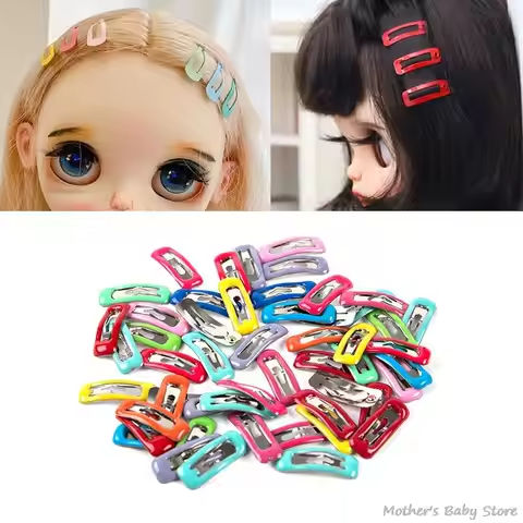 10Pcs/set Blyth Doll Accessories 1/6 1/12 OB11 Clips Mini 2cm Hairpins Hair for Fashion https://tinyurl.com/266knbs9