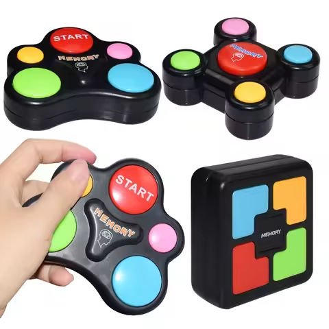 Kids Montessori Educational Memory Game Machine with Lights Sounds Toy Interactive Game Memory Training Game Funny Puzzle Toys https://tinyurl.com/28lrmqt2
