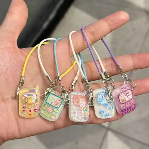 Doll Mini Pendant Model Cartoon Cute Little Mini Mobile Phone Ornament for 15-17cm Labubu Cartoon Pendant Sweet Couple Gift https://tinyurl.com/2ddwq7tf