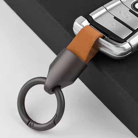 Fashion Durable Leather Car Key Ring Keychain Holder Accessories Suitable for Most Car Keys Keyholes Larger Than 1.2cm/0.47in https://tinyurl.com/2xobu95o