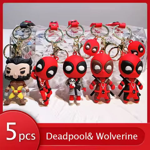 Deadpool & Wolverine Deadpool 3 Keychain Pendant Figure Doll Toy Cool Movie Doll Toy Model Figure Decoration Kid Birthday Gifts https://tinyurl.com/25evuvvp