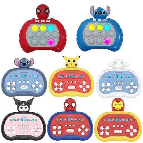 Hot Cheap Pikachu Quick Push Game Pop Up Fidget Bubble Electronic Pop it Pro Game Light AntiStress Toys For Adult Kids Gift 2025 https://tinyurl.com/2y8frxf5