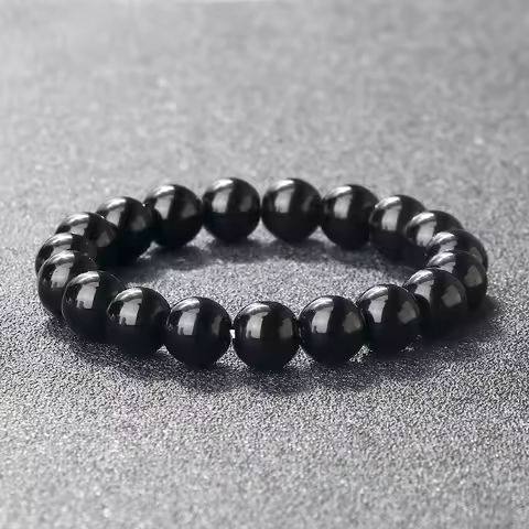 Natural Black Obsidian Stone Bracelet Fat Relief Promote Blood Circulation Anti Anxiety Weight Loss Bracelets Women Men Jewelry https://tinyurl.com/27skyntr