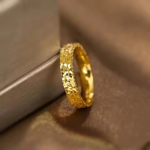 Shining Real 18k Gold Ring for Woman High-quality Luxury AU750 Ring Party Banquet Fine Jewelry https://tinyurl.com/24f7w2zp